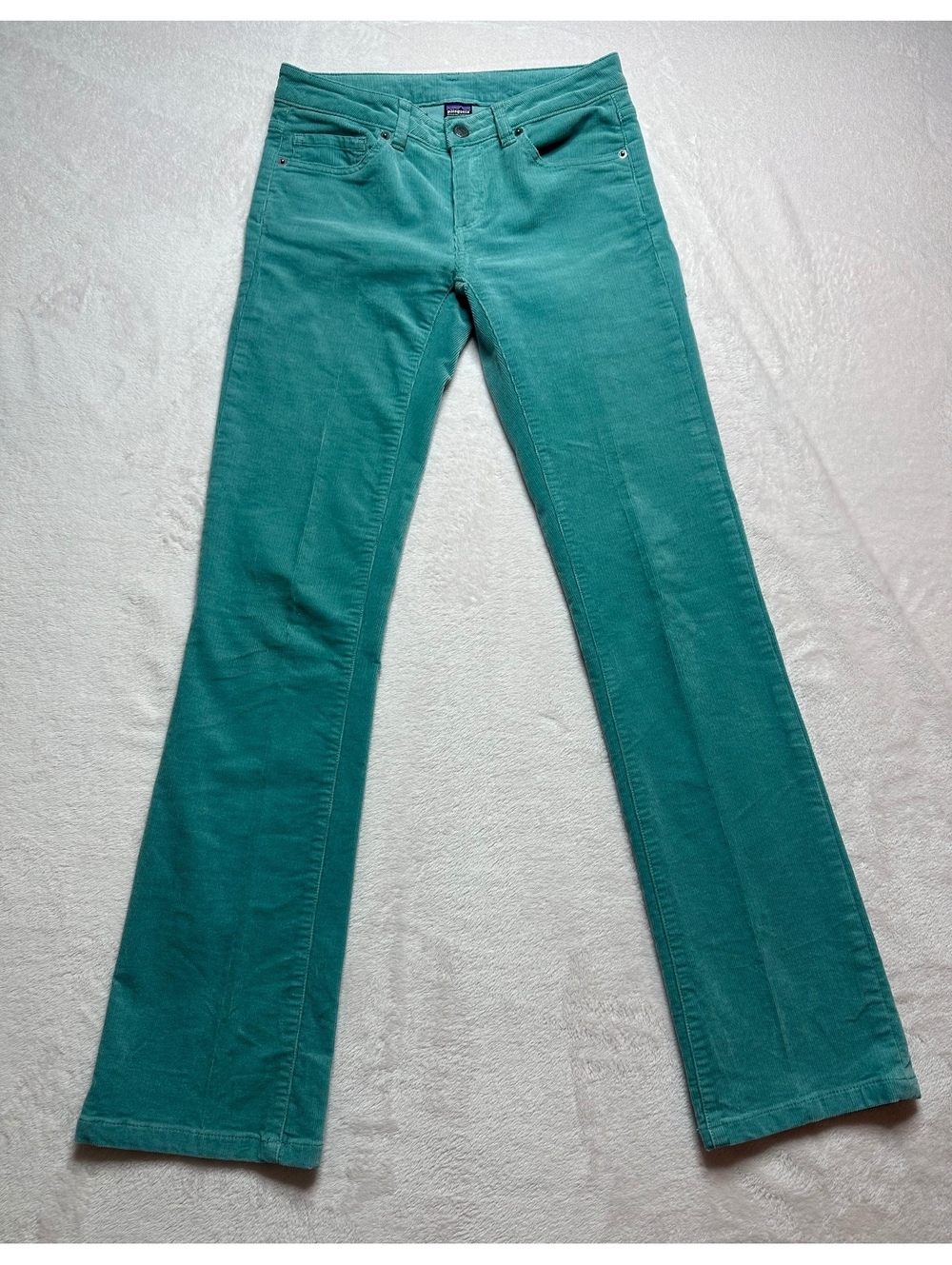 Patagonia Women's Organic Cotton Corduroy Pants – Light Teal (Size 25)